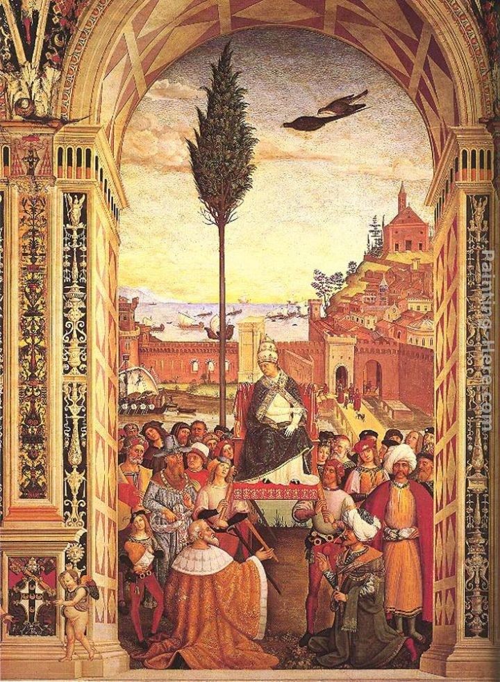 Bernardino Pinturicchio Aeneas Piccolomini Crowned as Pope